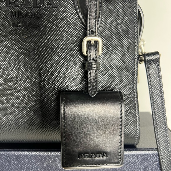 Prada Monochrome Small Saffiano Leather Bag - Picture 5 of 7